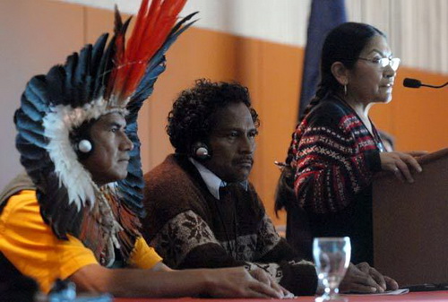 Участники World Indigenous Peoples Climate Summit