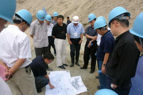 На месте строительства ГЭС