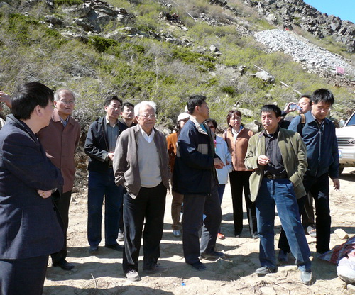 На месте строительства ГЭС