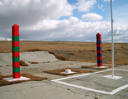 Российско-монгольская граница на переходе Ташанта – Цаганур, перевал Дурбэт-даба