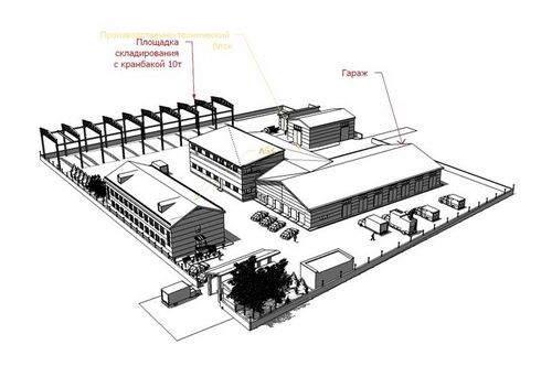 Проект производственно-эксплуатационной базы «Алтайской Долины»