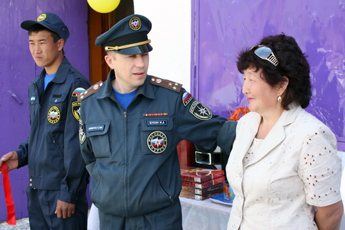 Игорь Букин открыл стационарный пункт пожарной охраны в Ине