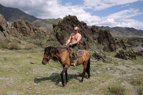 Путин путешествует по Туве