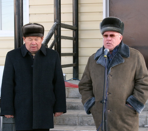 Глава Шебалинского района Анатолий Соколов и глава республики Александр Бердников Глава Шебалинского района Анатолий Соколов и глава республики Александр Бердников
