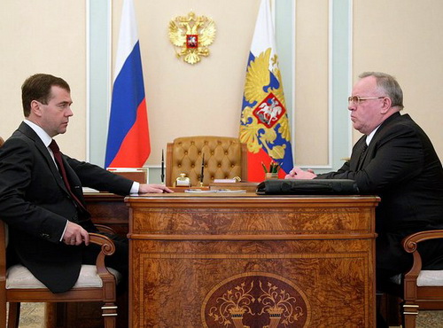 Дмитрий Медведев провел рабочую встречу с главой Республики Алтай