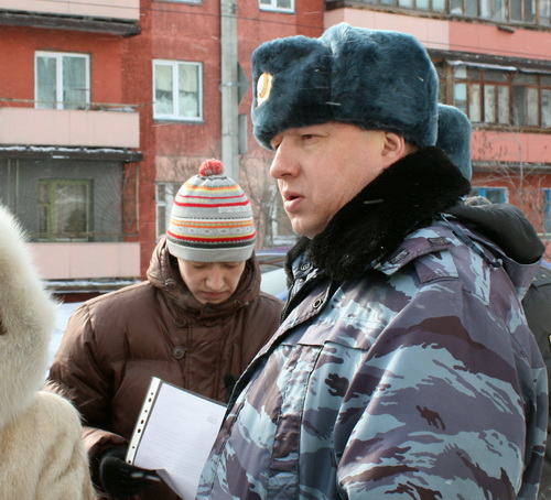 Милиционеры составили протокол в отношении организатора акции Милиционеры составили протокол в отношении организатора акции