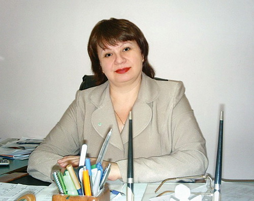 Надежда Арыкова на рабочем месте в училище