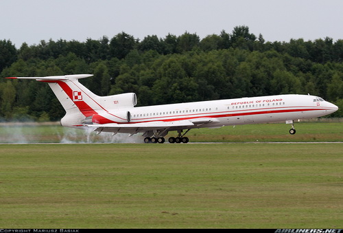 Польский «борт №1», Tу-154M, фото airliners.net