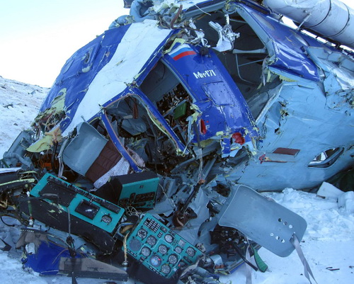 Ми-171 после крушения