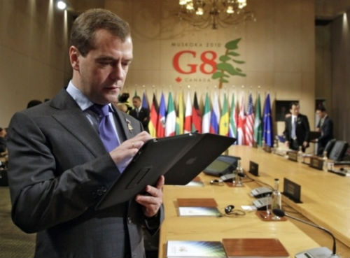 Президент Дмитрий Медведев задал моду на iPad