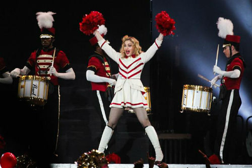 Мадонна на концерте в Сан-Паоло 5 декабря. Фото Caras online