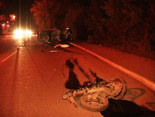 В результате ДТП в Горно-Алтайске погибли водитель и пассажир мотоцикла