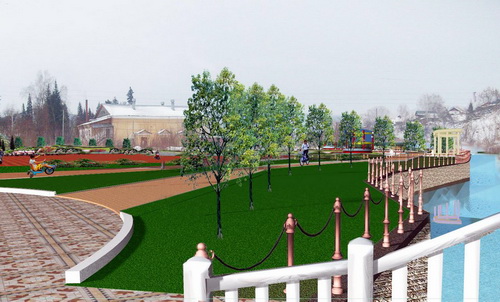 Проект реконструкции городского парка