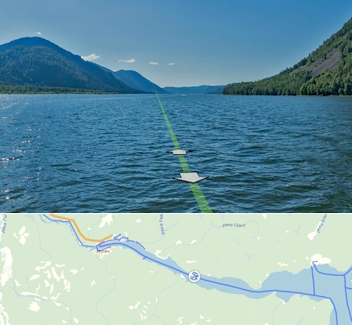 Не выходя из дома с помощью «Яндекс.Карт» можно «прогуляться» по Телецкому озеру…