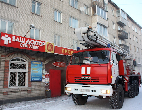В Горно-Алтайске на Жилмассиве произошел пожар