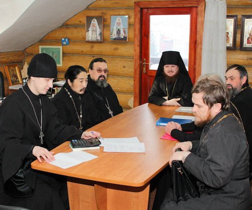 В Горно-Алтайске прошло заседание епархиального совета