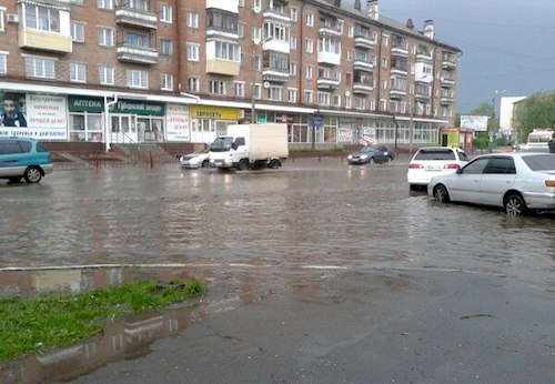 Потоп на Ткацкой. Фото: vk.com