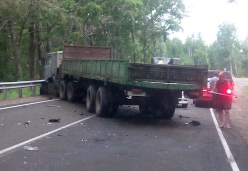 В аварии на Чуйском тракте погибли пять человек. Фото LifeNews