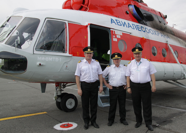Фотофакт: В Республику Алтай прибыл новый вертолет