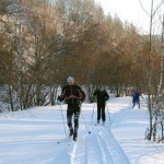 Энтузиасты лыжного спорта прошли маршрут из Горно-Алтайска в Манжерок