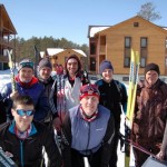 Энтузиасты лыжного спорта прошли маршрут из Горно-Алтайска в Манжерок