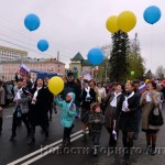 Первомайская демонстрация в Горно-Алтайске