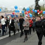 Первомайская демонстрация в Горно-Алтайске