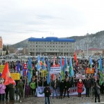 В Горно-Алтайске прошел «крымский» митинг