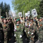 В Горно-Алтайске прошел митинг в честь Дня Победы