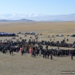 В урочище Жалгыз-Тобе прошел фестиваль беркутиной охоты