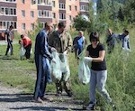 74 тонны мусора собрали на субботнике в Горно-Алтайске