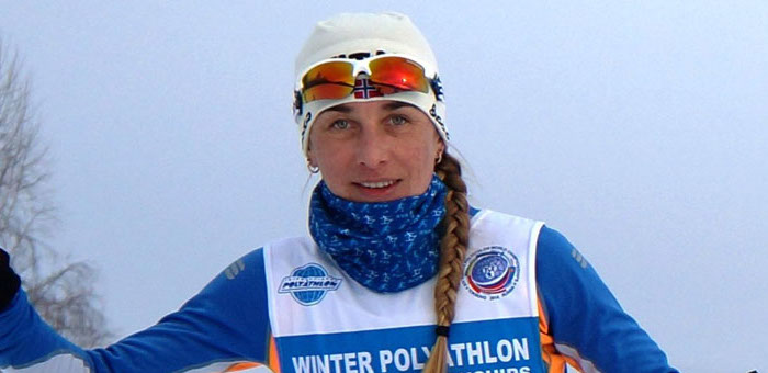 Вера Водолеева успешно выступила на Чемпионате мира по зимнему полиатлону