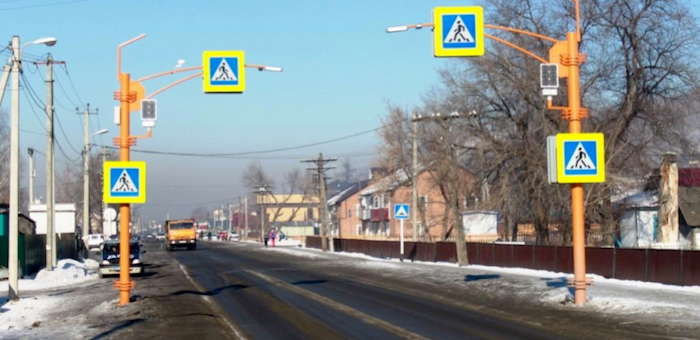 Интеллектуальные пешеходные переходы появились в Республике Алтай