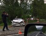 Пьяный водитель «Кадиллака» устроил аварию в Майминском районе (фото)