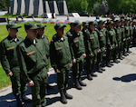 В Горно-Алтайске состоялась торжественная отправка призывников в ракетные войска (фото)