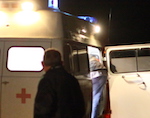 Полицейский автомобиль задавил бомжа около Маймы