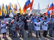 «Крымскую весну» встретили в Горно-Алтайске (фото)
