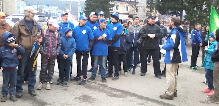 Около 40 человек приняли участие в трезвой пробежке