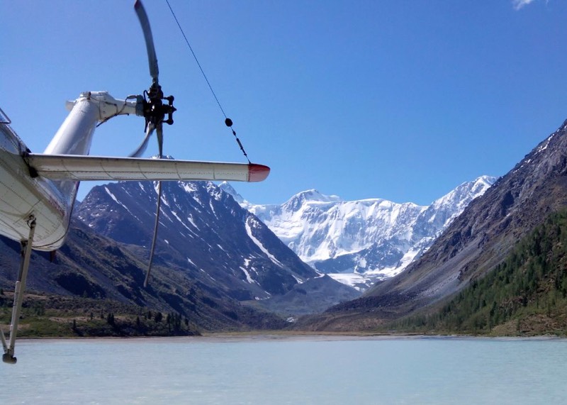 Спасательная алтая. Фуникулер на Белуху. На вертолете в Горном Алтае до ледника.