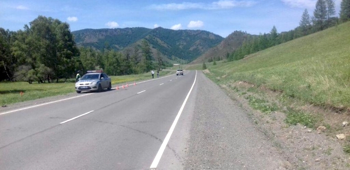 Около Туекты сбили велотуристку