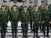 В Парке Победы состоялась торжественная отправка призывников в армию