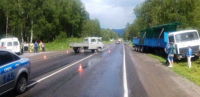 Четыре автомобиля столкнулись в Майминском районе