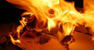 В Сейке сгорела библиотека