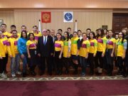Александр Бердников встретился с участниками Всемирного фестиваля молодежи и студентов