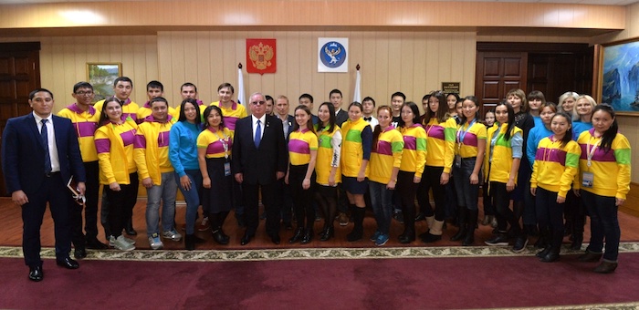 Александр Бердников встретился с участниками Всемирного фестиваля молодежи и студентов
