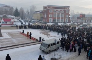 Митинг в честь Чорос-Гуркина прошел в Горно-Алтайске