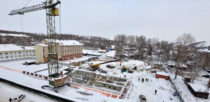 Строительство Майминской ЦРБ идет полным ходом