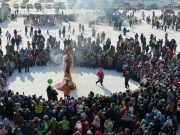 Проводы зимы. В Горно-Алтайске отпраздновали Масленицу