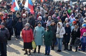 В Горно-Алтайске прошел митинг-концерт, посвященный годовщине «крымской весны»