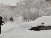 Стихия. Сильный снегопад обрушился на Алтай (фото)